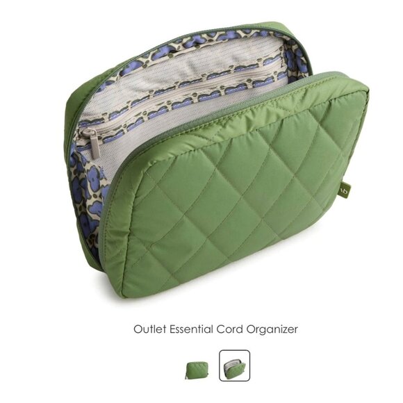 Vera Bradley Essential Lg Backpack & Accessories (Pearlized Cedar Green) - Picture 6 of 8